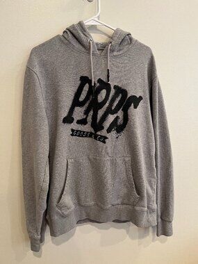 Men's PRPS Grey French Terry Hoodie